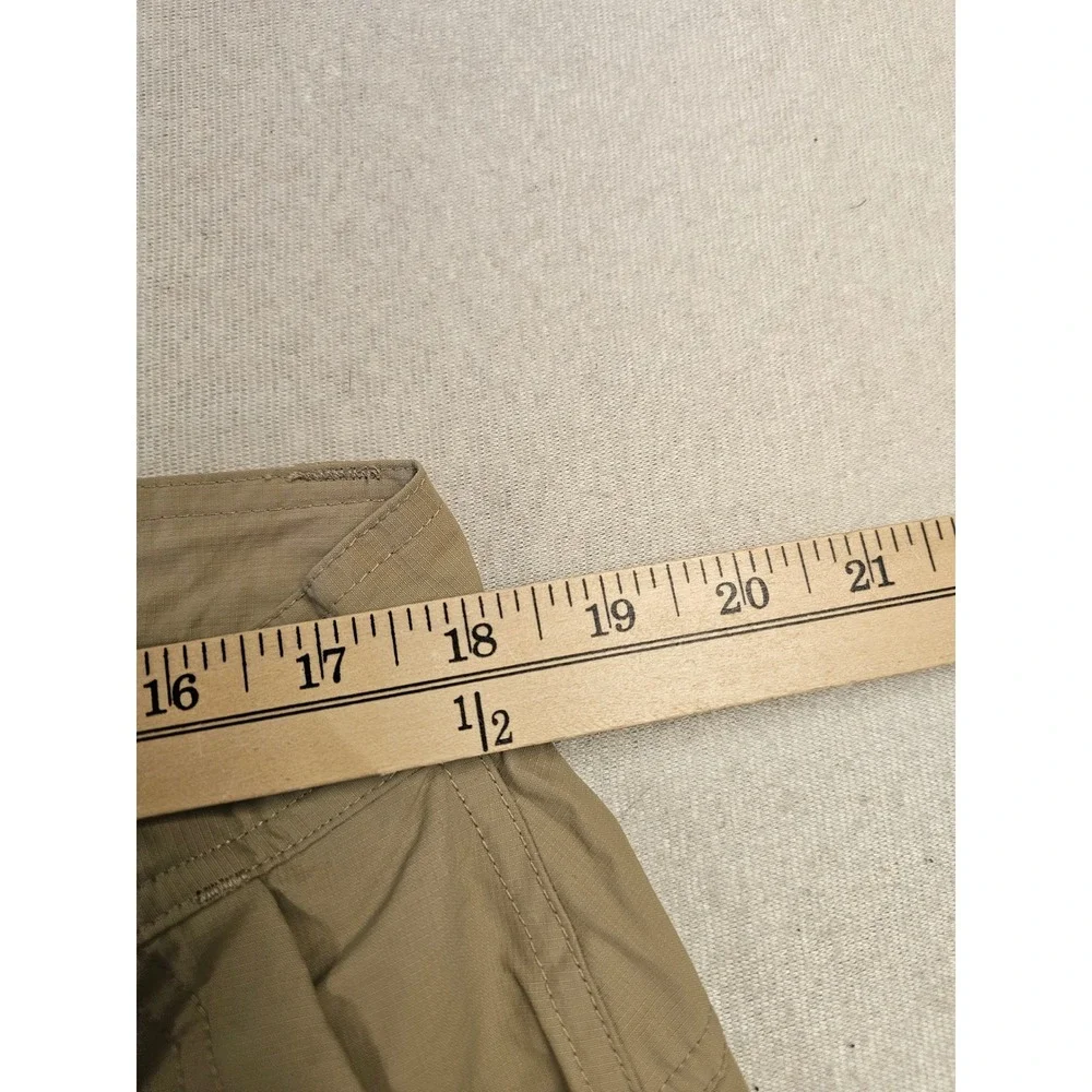 The North Face Mens Hiking Pants Tan Khaki Nylon Ripstop Straight‎ Leg Size 36